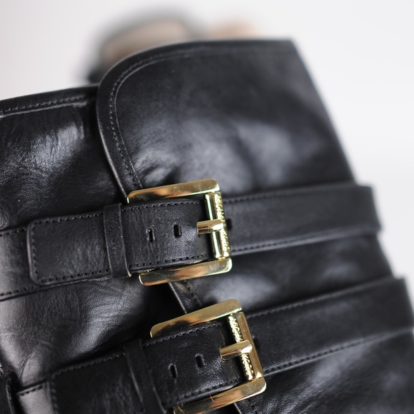 Michael Kors Leather/Shearling "MAE" boot size 10 - Picture 5 of 7